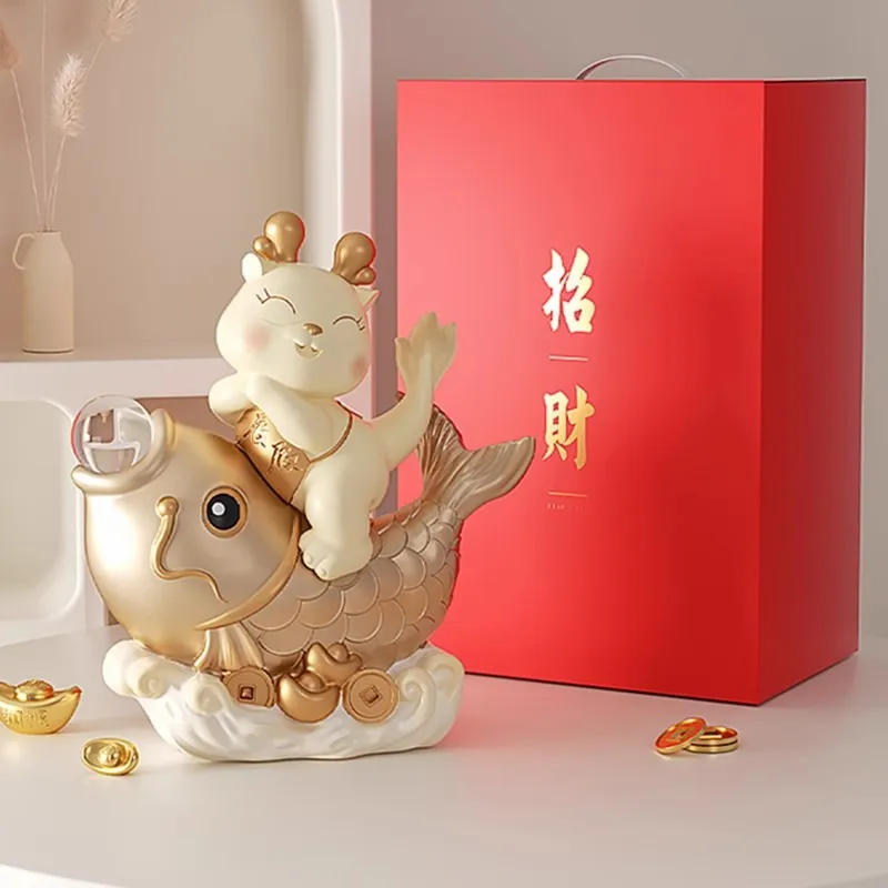 New Chinese Dragon Year Mascot Decoration + Exquisite Gift Box Fashion Home Decoration Living Room Desktop Can Be Placed
New Chinese Dragon Year Mascot Decoration + Exquisite Gift Box Fashion Home Decoration Living Room Desktop Can Be Placed