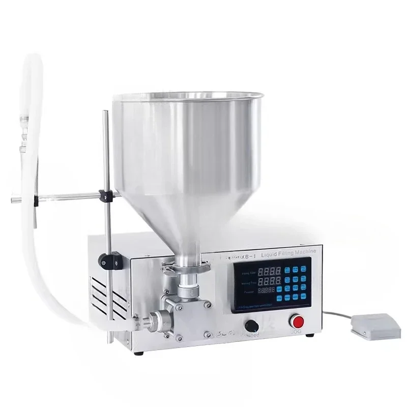 Semi-automatic flexible pump paste filling machine 28L/min lubricating oil olive oil chili sauce canned
Semi-automatic flexible pump paste filling machine 28L/min lubricating oil olive oil chili sauce canned