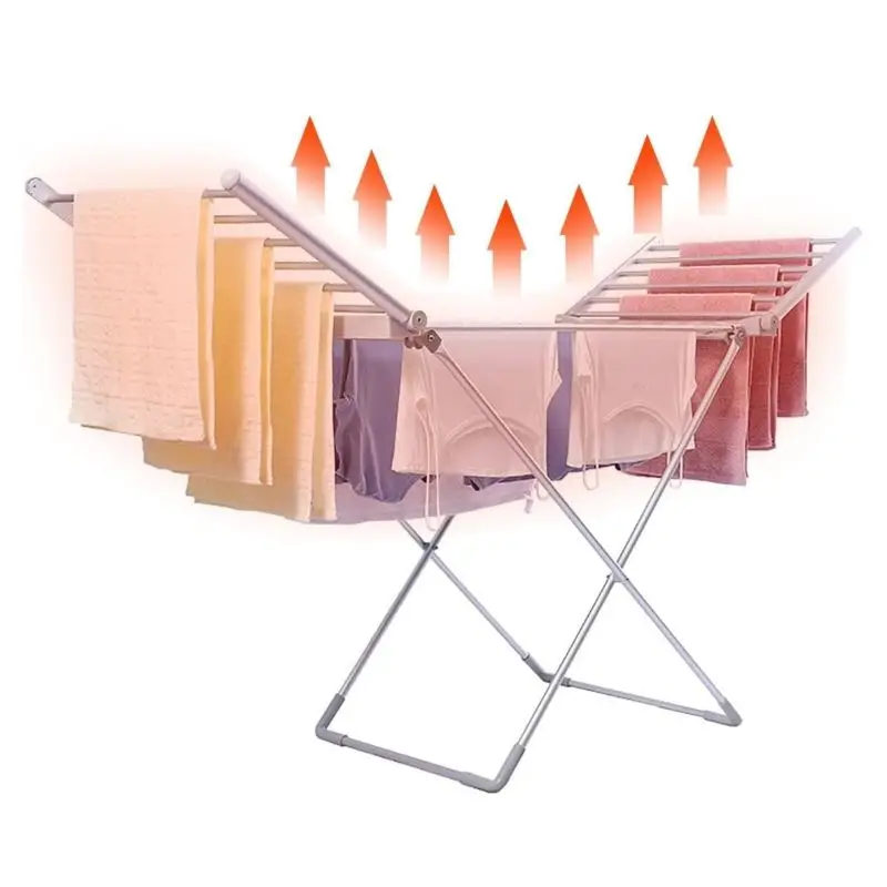 Foldable Heated Electric Clothes Drying Rack, Electric Airer Clothes Drying Rack Foldable Clothes-dryer Rack For Indoor
Foldable Heated Electric Clothes Drying Rack, Electric Airer Clothes Drying Rack Foldable Clothes-dryer Rack For Indoor