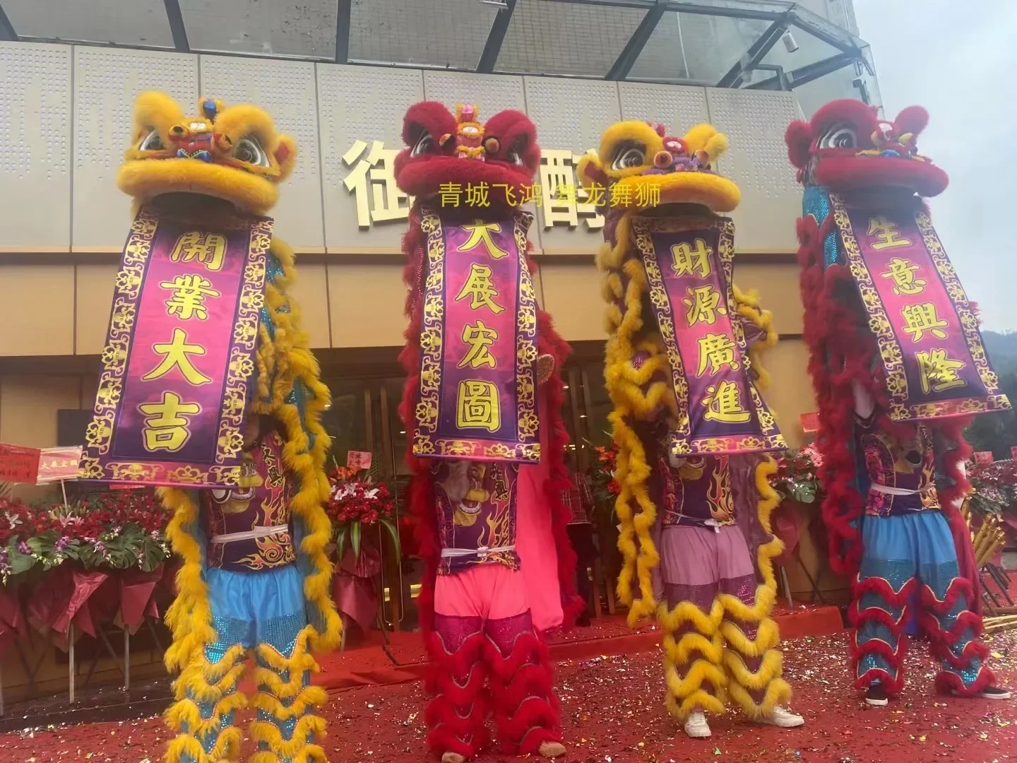 Southern Hok San Lion Dance Costume Can Blink Eyes Two Players Lion Dance Dress Handmade Opening Festival Performance Props
Southern Hok San Lion Dance Costume Can Blink Eyes Two Players Lion Dance Dress Handmade Opening Festival Performance Props