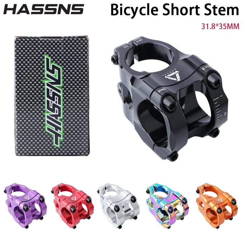 HASSNS HA31 Mountain Bike Stem 35mm Road Bicycle Short Power Mtb Power Stem Rod Handlebar Table Adjustable Riser 31 8 Cycling
HASSNS HA31 Mountain Bike Stem 35mm Road Bicycle Short Power Mtb Power Stem Rod Handlebar Table Adjustable Riser 31 8 Cycling