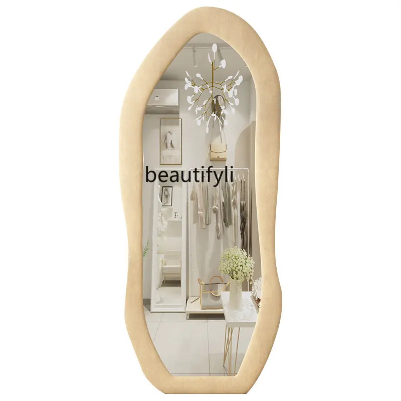 Nordic Special-Shaped Mirror Full-Length Mirror Floor Irregular Clothing Store Full-Length Mirror Ins Style Mirror
Nordic Special-Shaped Mirror Full-Length Mirror Floor Irregular Clothing Store Full-Length Mirror Ins Style Mirror