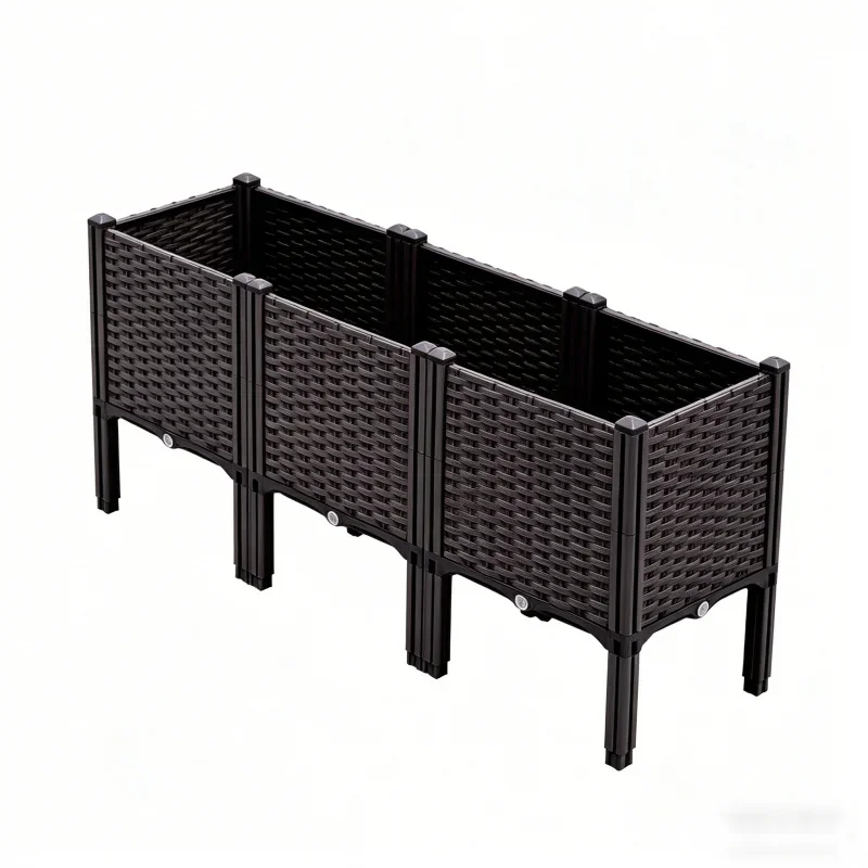 Raised Bed Garden Planter Box - Plastic Vegetable Growing Pot for Flowers Indoor Outdoor Balcony Patio Use - Wholesale
Raised Bed Garden Planter Box - Plastic Vegetable Growing Pot for Flowers Indoor Outdoor Balcony Patio Use - Wholesale