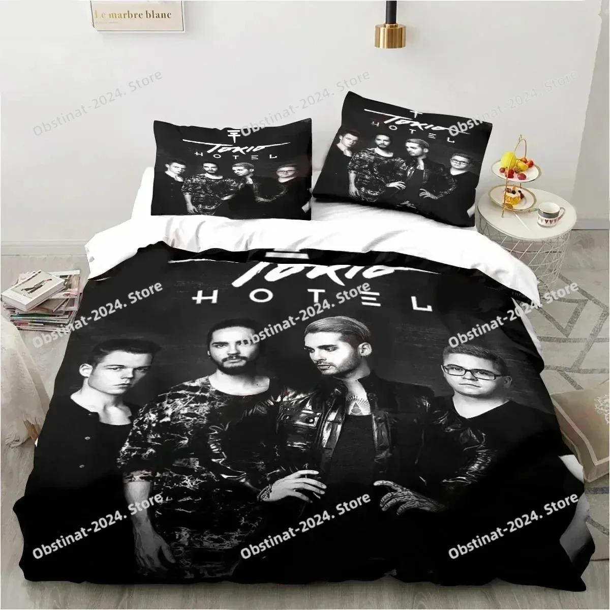 2025 Tokio Hotel Band Bedding Set Printed single Comforter Quilt Bed Cover Duvet Cover Pillow Case 3 Pieces Sets Kids Adult Size
2025 Tokio Hotel Band Bedding Set Printed single Comforter Quilt Bed Cover Duvet Cover Pillow Case 3 Pieces Sets Kids Adult Size