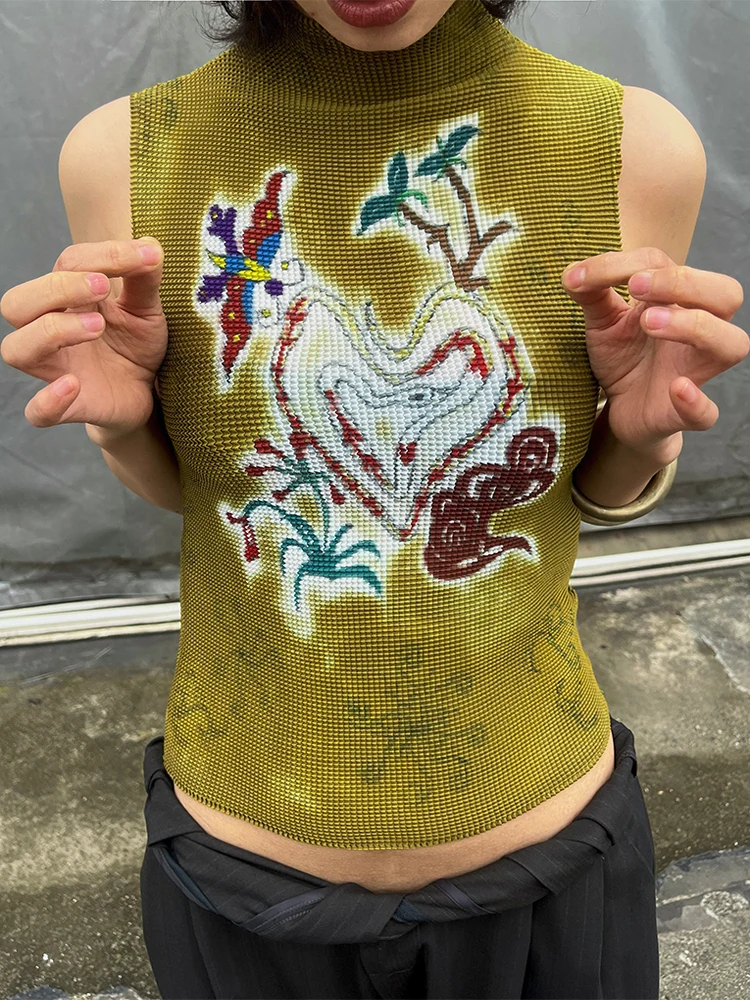 Snakes Year Design Slim Fit Print Svel Vest T Lonely Pleated Faionable Dstring Original Design Summer Women's Vest
Snakes Year Design Slim Fit Print Svel Vest T Lonely Pleated Faionable Dstring Original Design Summer Women's Vest