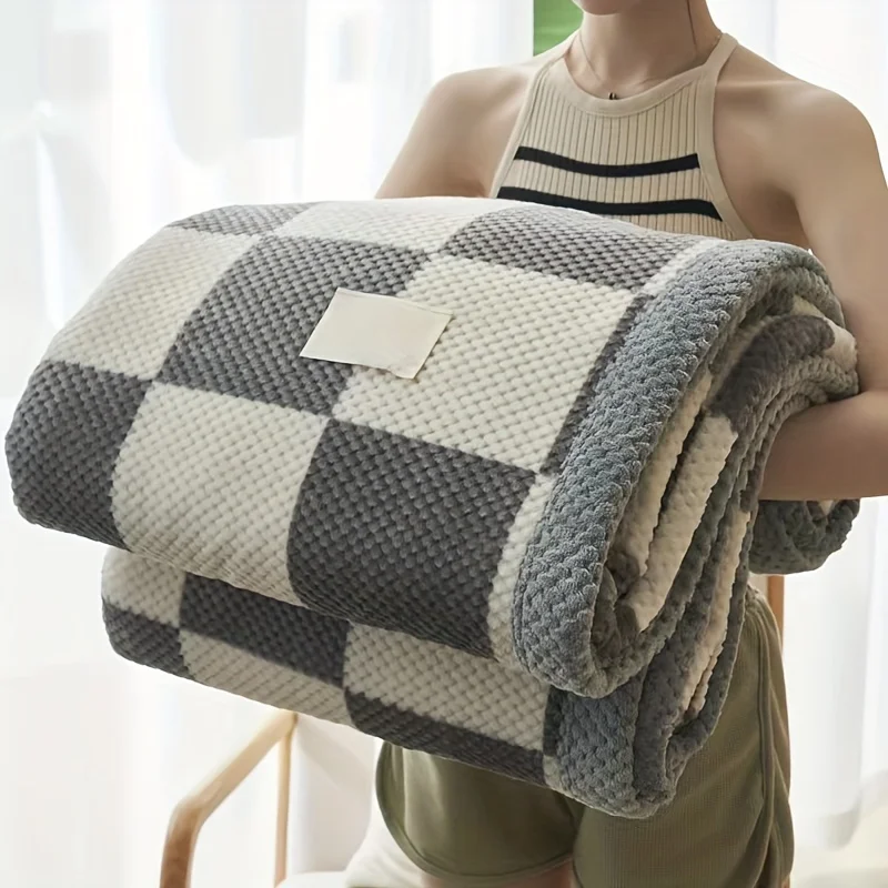 Ultra-Soft Thick Beanie Velvet Blanket Versatile Skin-Friendly Throw For Bed Sofa Travel More Contemporary Plaid Design
Ultra-Soft Thick Beanie Velvet Blanket Versatile Skin-Friendly Throw For Bed Sofa Travel More Contemporary Plaid Design