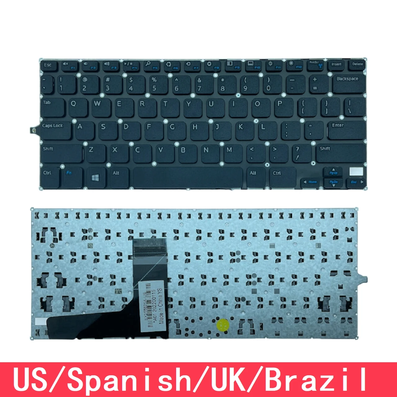 Клавиатура для ноутбука Dell Inspiron 11 3000 3147 11 3148 3138 P20T 3152 3153 3157 3158 7130 2-в-1, США, испанская, Великобритания, Бразилия
Клавиатура для ноутбука Dell Inspiron 11 3000 3147 11 3148 3138 P20T 3152 3153 3157 3158 7130 2-в-1, США, испанская, Великобритания, Бразилия