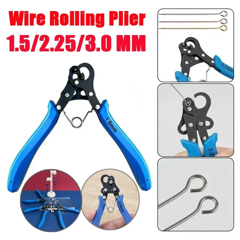 1.5/2.25/3mm Wire Rolling Plier Set for Wire Winding Bending Repair Jewelry Making Tool Round Nose Pliers for Wire Ring Wrapping
1.5/2.25/3mm Wire Rolling Plier Set for Wire Winding Bending Repair Jewelry Making Tool Round Nose Pliers for Wire Ring Wrapping