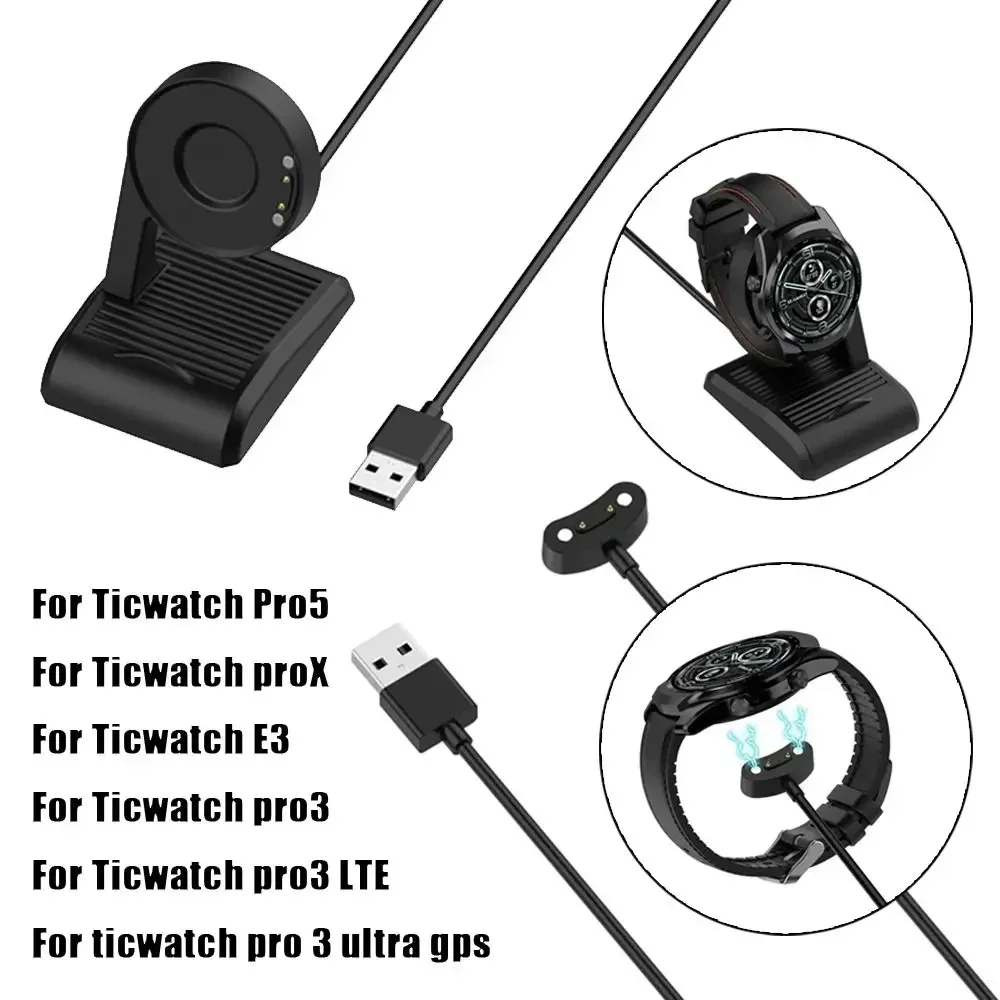 USB Charging Cable Dock For Ticwatch Pro5 3 Ultra GPS / E3 / Pro X / Pro 3 / Pro3 LTE Smart Watch Charging Line Charger Magnetic
USB Charging Cable Dock For Ticwatch Pro5 3 Ultra GPS / E3 / Pro X / Pro 3 / Pro3 LTE Smart Watch Charging Line Charger Magnetic