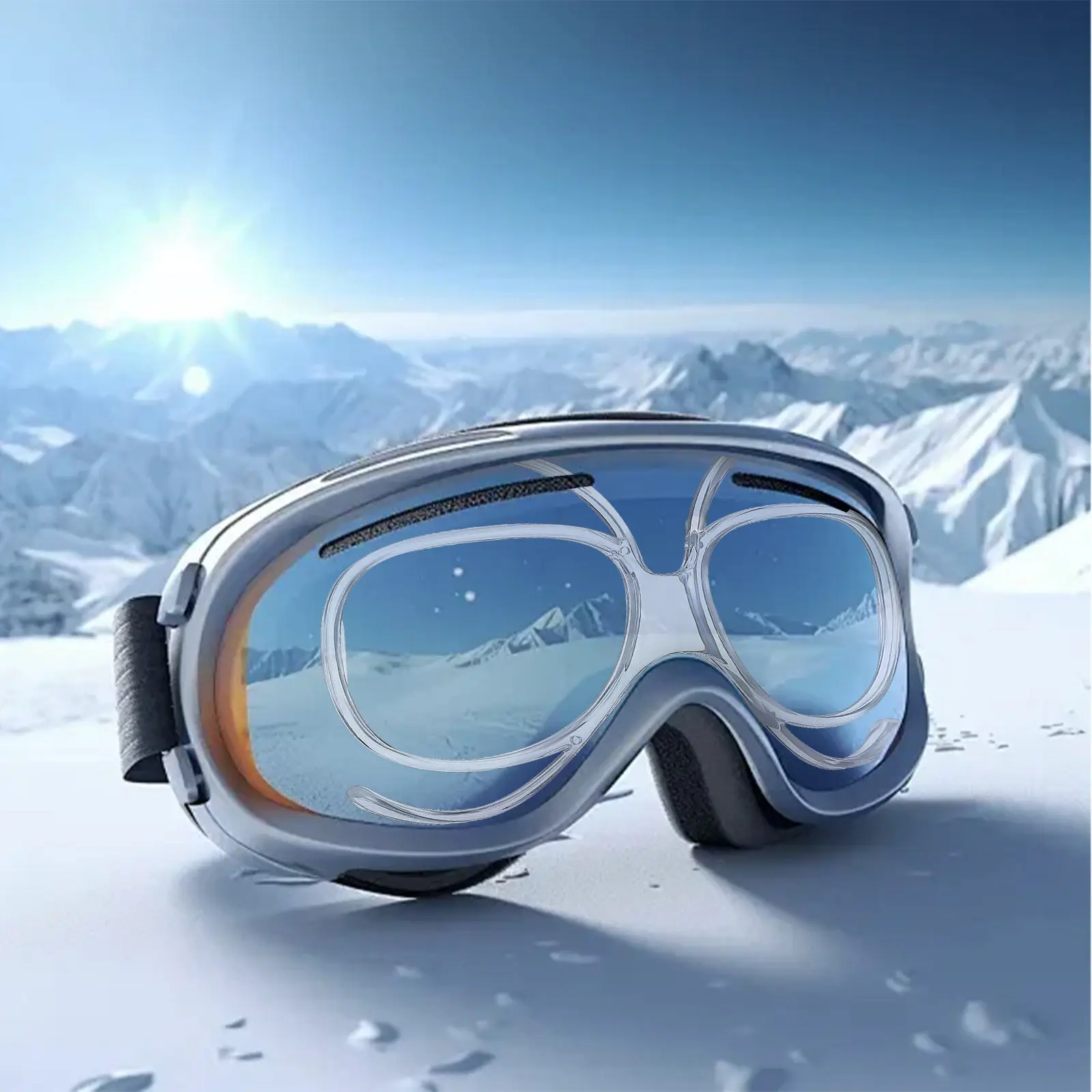 1Pcs Ski Goggles Adapter Transparent Flexible Frame Adjustable Myopic Glasses Compatible for Sports Military Goggles Adapter
1Pcs Ski Goggles Adapter Transparent Flexible Frame Adjustable Myopic Glasses Compatible for Sports Military Goggles Adapter