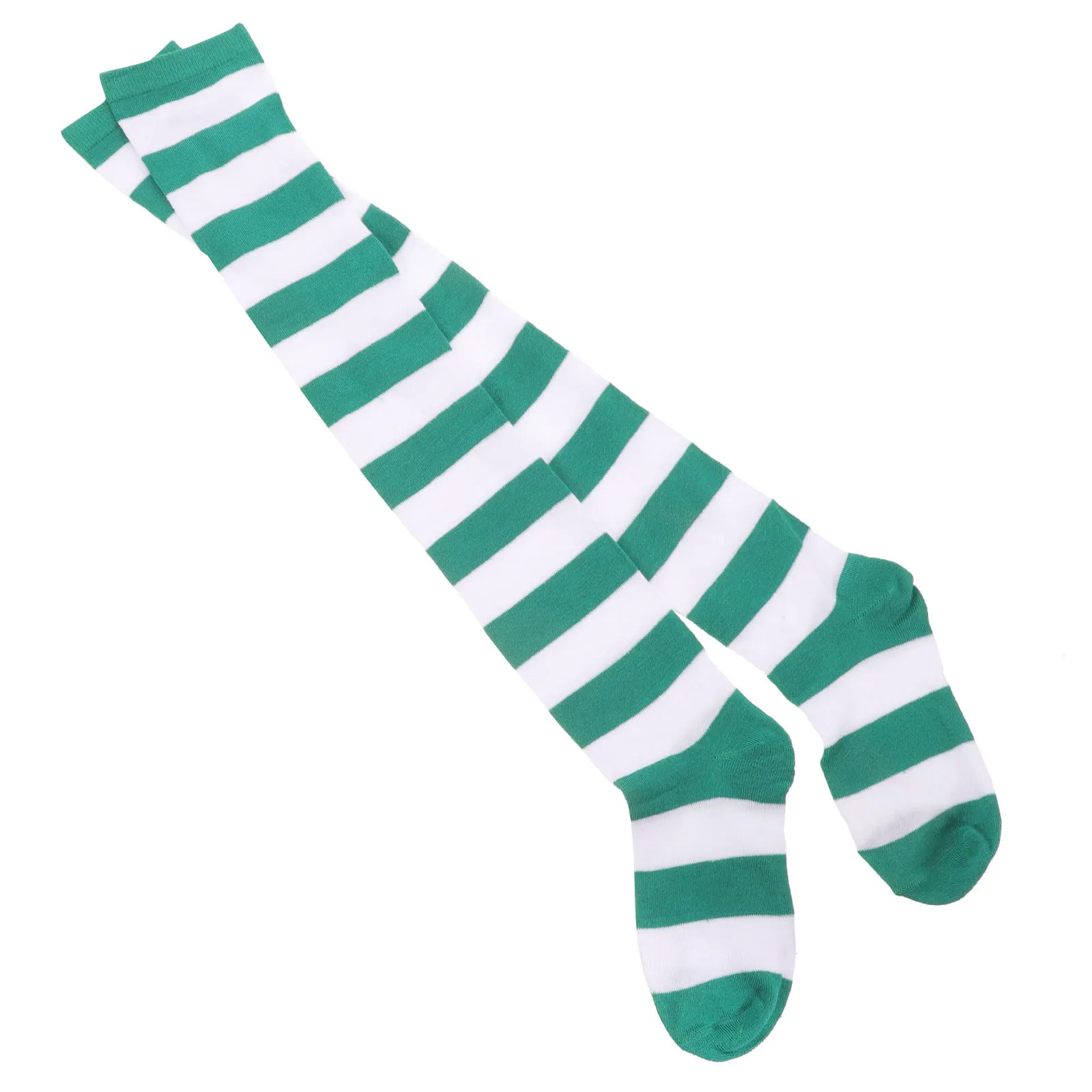 Green White Striped Thigh High Stockings Women Over Knee Socks Wide Stripe Polyester Spring Autumn Costumes Cosplay
Green White Striped Thigh High Stockings Women Over Knee Socks Wide Stripe Polyester Spring Autumn Costumes Cosplay