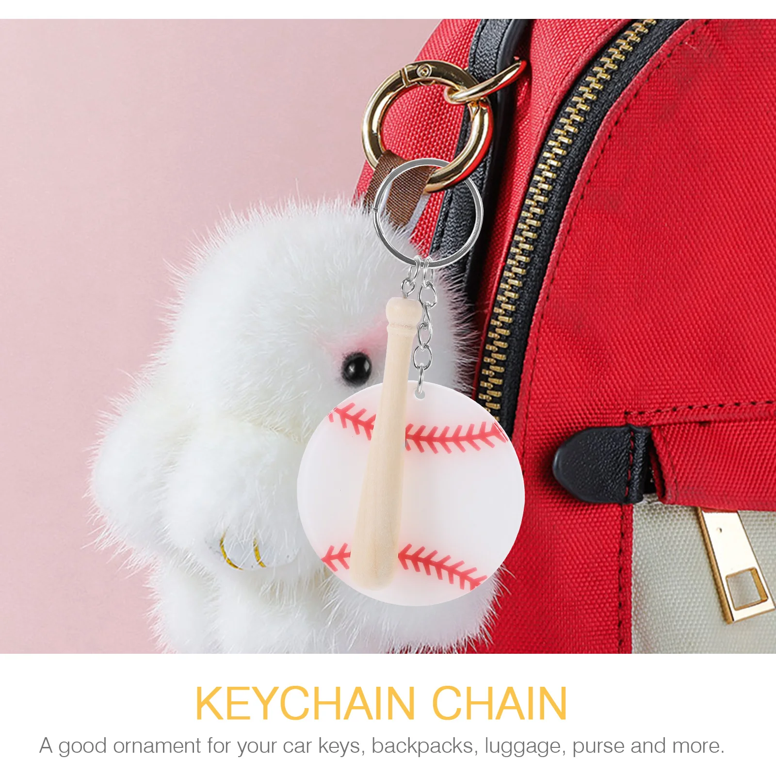 18 Pcs Baseball Keychain Bag Charms for Handbags Bat Rings Wood Sports Keychains Boys Miss
18 Pcs Baseball Keychain Bag Charms for Handbags Bat Rings Wood Sports Keychains Boys Miss