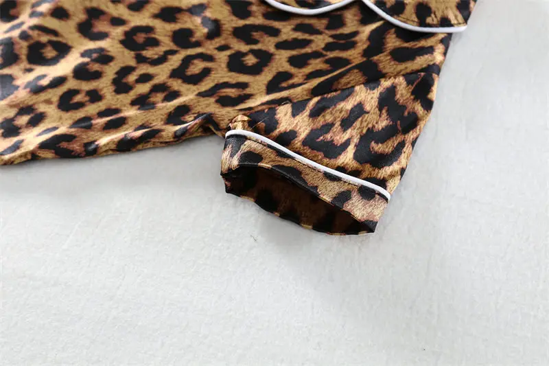 Kids Leopard Print Pajama Set 16 S55c8710947f643aea1dc8056a08fdc56C