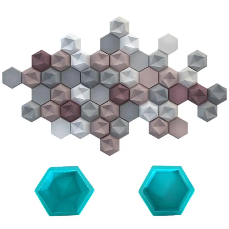 Hexagon Geometric Wall Concrete Molds Silicone Forms TV Background Decoration Wall Brick Molds For Wall Stone Tile Home Decor
Hexagon Geometric Wall Concrete Molds Silicone Forms TV Background Decoration Wall Brick Molds For Wall Stone Tile Home Decor