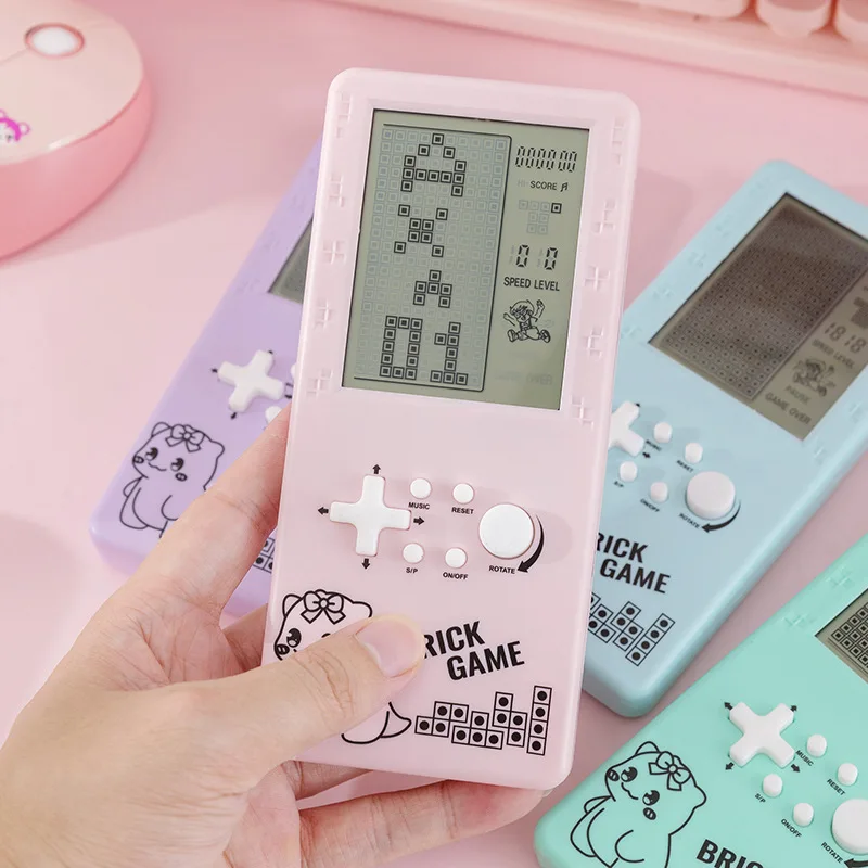 1/2/3PCS Cartoon Brick Game Handheld Console Big Size Retro Russian Block Game Portable Toy For Children Party Favor Present
1/2/3PCS Cartoon Brick Game Handheld Console Big Size Retro Russian Block Game Portable Toy For Children Party Favor Present