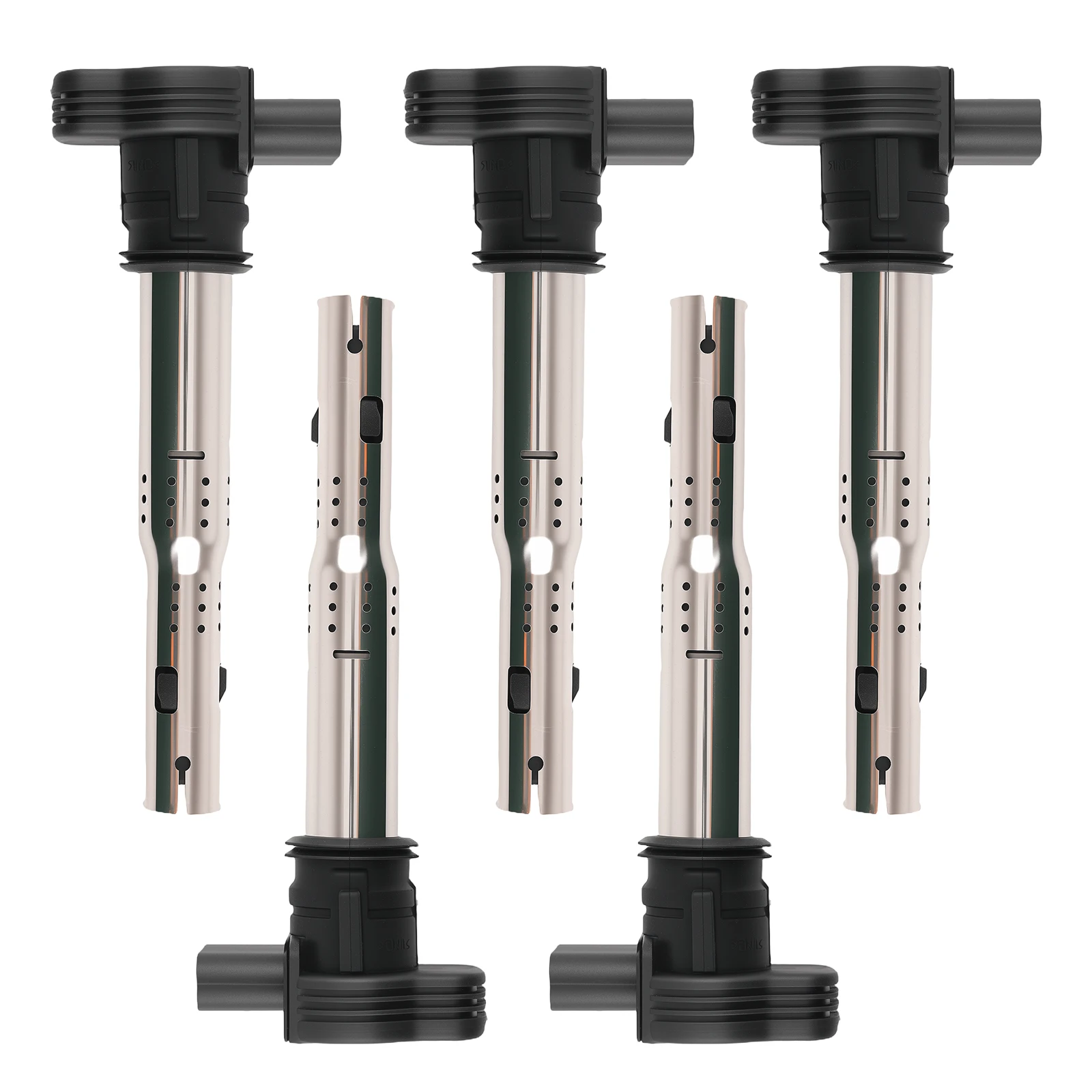 Ignition Coil Set of 5 for VW Eos Convertible 2.0L Golf Wagon 2.5L 07K905715F
Ignition Coil Set of 5 for VW Eos Convertible 2.0L Golf Wagon 2.5L 07K905715F