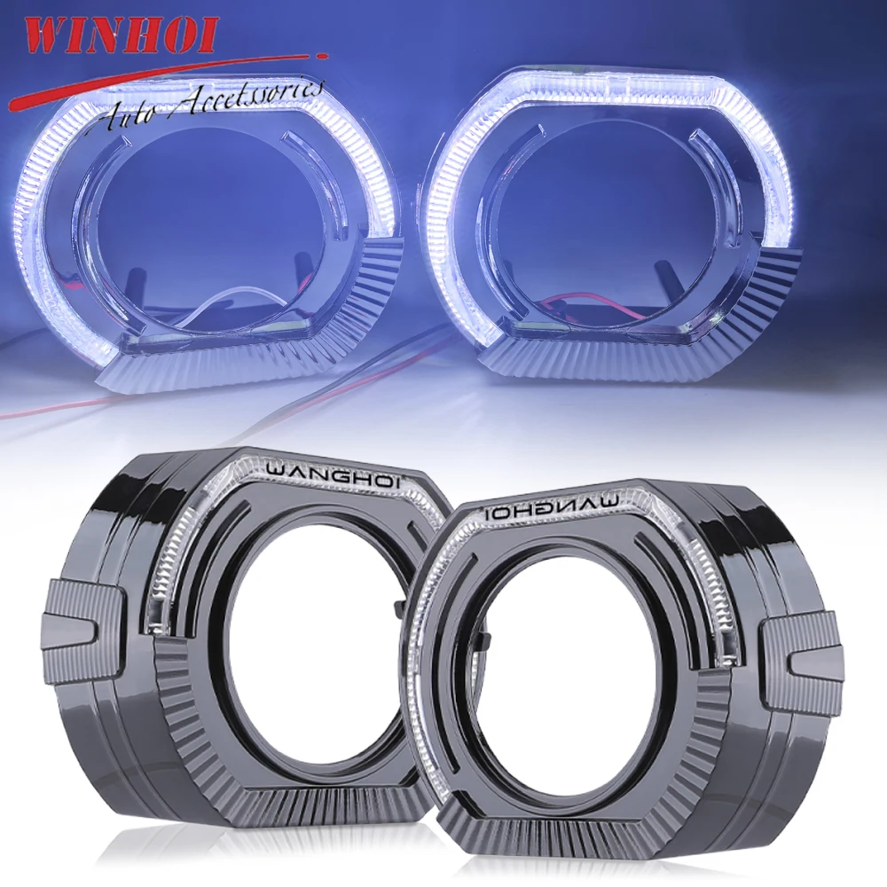 2,5-дюймовые 3,0-дюймовые 3-дюймовые маски для линз с ангельскими глазами Halo Ring Squire DRL Светодиодные фары для проекторов для биксеноновых чехлов Hella Q5 
2,5-дюймовые 3,0-дюймовые 3-дюймовые маски для линз с ангельскими глазами Halo Ring Squire DRL Светодиодные фары для проекторов для биксеноновых чехлов Hella Q5