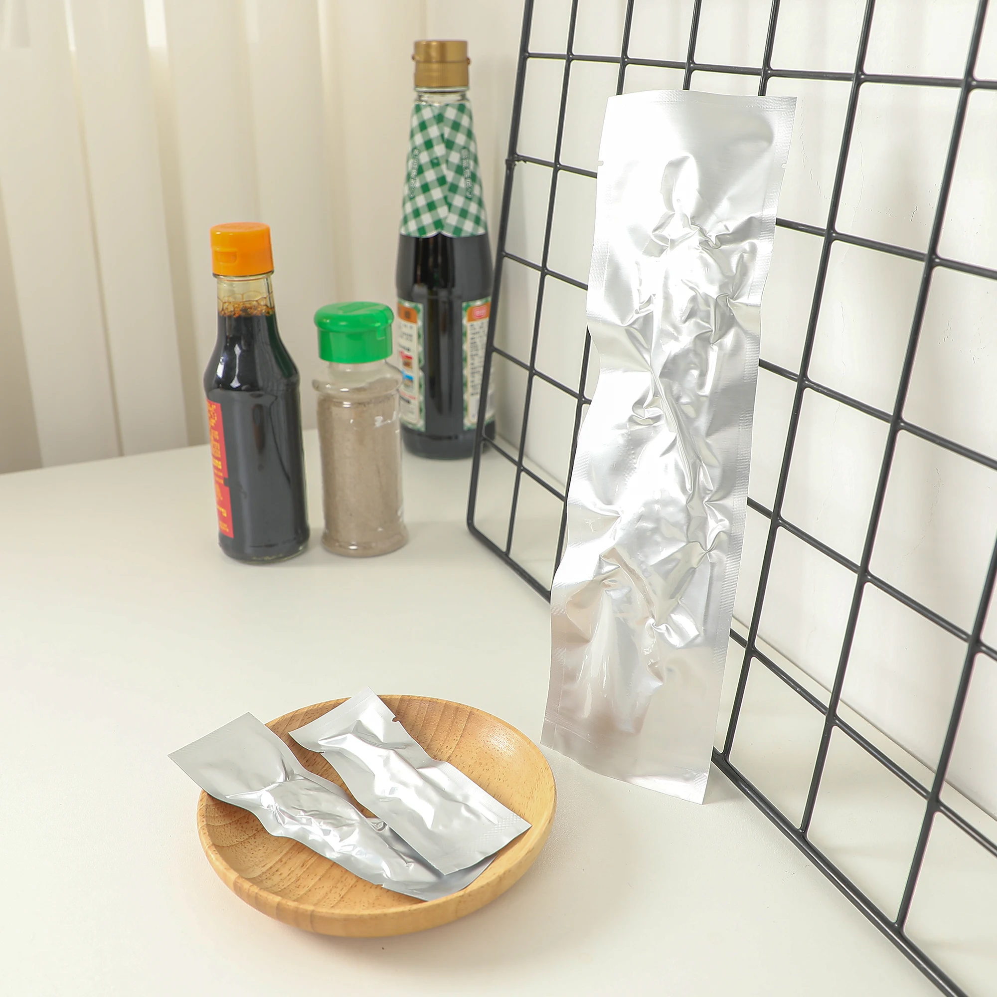 Dried Meat Individual Aluminum Packaging Pouch Open Top Smell Proof Herbal Flower Storage Vacuum Packing Bags
Dried Meat Individual Aluminum Packaging Pouch Open Top Smell Proof Herbal Flower Storage Vacuum Packing Bags
