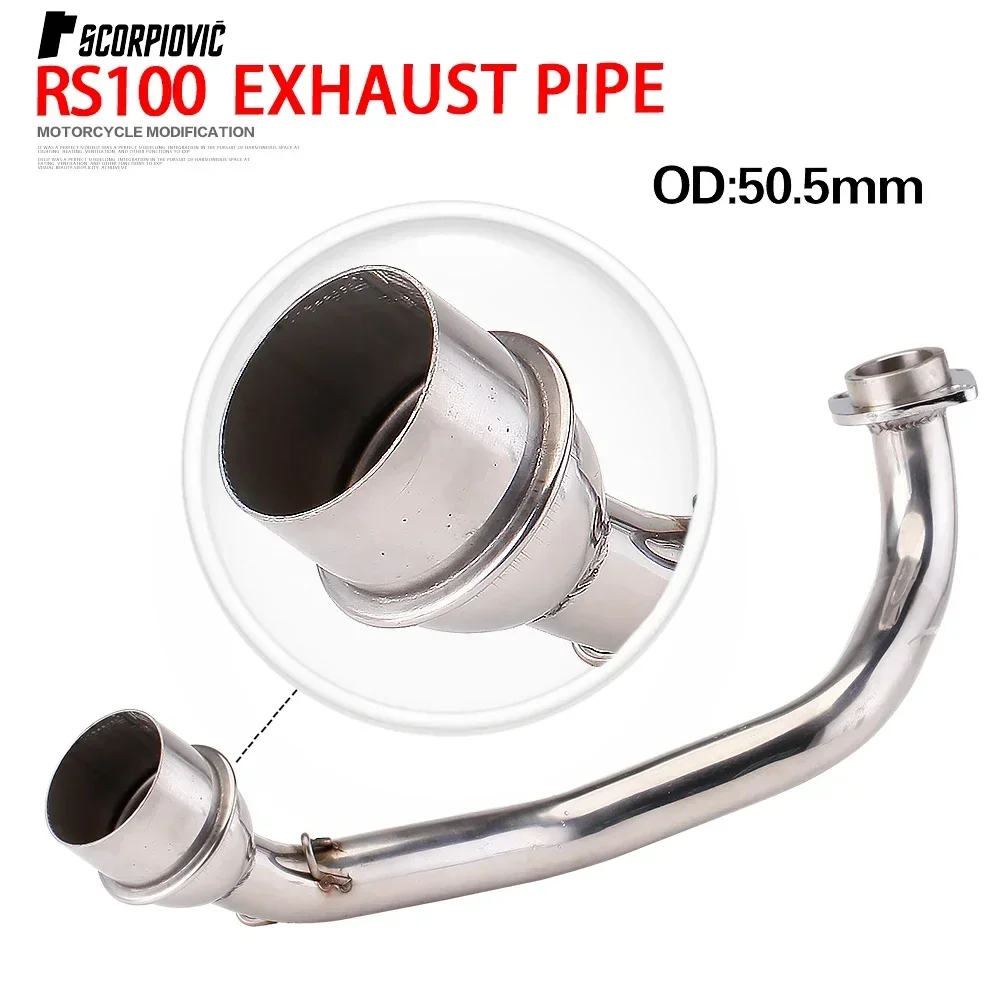 Suitable For YAMAHA RS100 Full Section Stainless Steel Exhaust Pipe ModificationSina Tech
Suitable For YAMAHA RS100 Full Section Stainless Steel Exhaust Pipe ModificationSina Tech