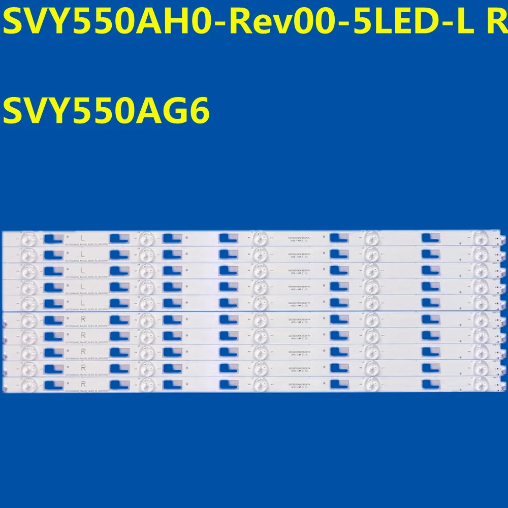 Светодиодная лента SYV5544 SVY550AG6 SVY550AH0-Rev00-5LED-L R для KD-55X8000C KD-55X8005C KD-55X7000D LSY550FN02-00 LSY550FN02-00
Светодиодная лента SYV5544 SVY550AG6 SVY550AH0-Rev00-5LED-L R для KD-55X8000C KD-55X8005C KD-55X7000D LSY550FN02-00 LSY550FN02-00