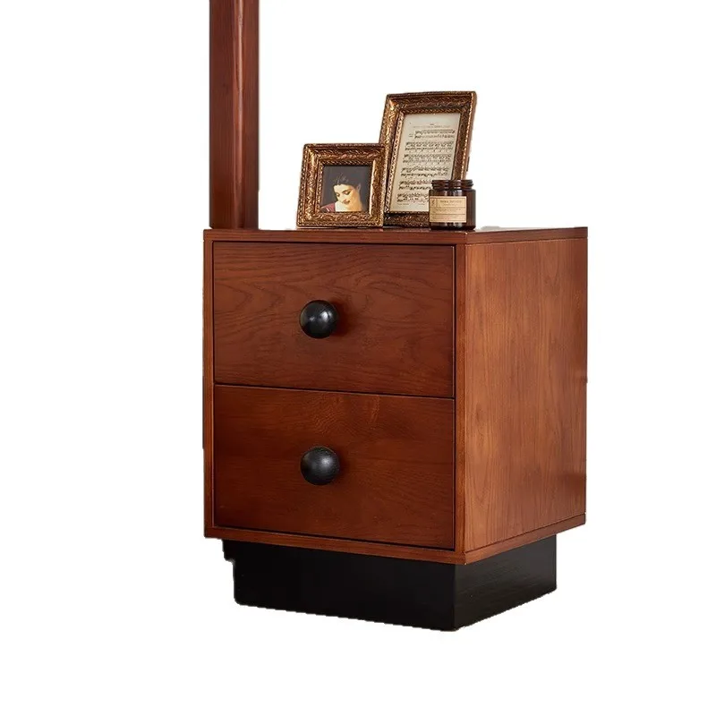 French retro bedside table, a pair of all solid wood mini bedside tables
French retro bedside table, a pair of all solid wood mini bedside tables