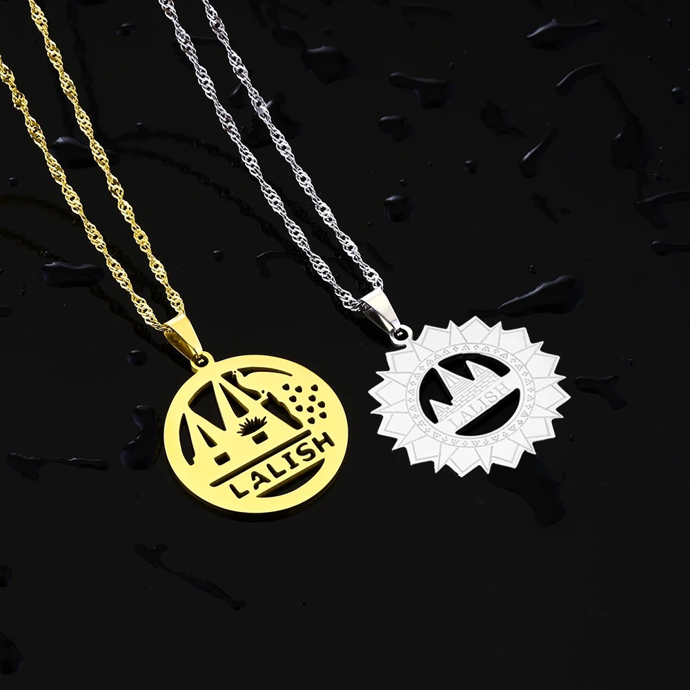 Fashion Yezidi Lalish Peacock Pendant Necklaces Silver Color/Gold Color Holiest Temple of the Yazidis for Women Men Gift
Fashion Yezidi Lalish Peacock Pendant Necklaces Silver Color/Gold Color Holiest Temple of the Yazidis for Women Men Gift