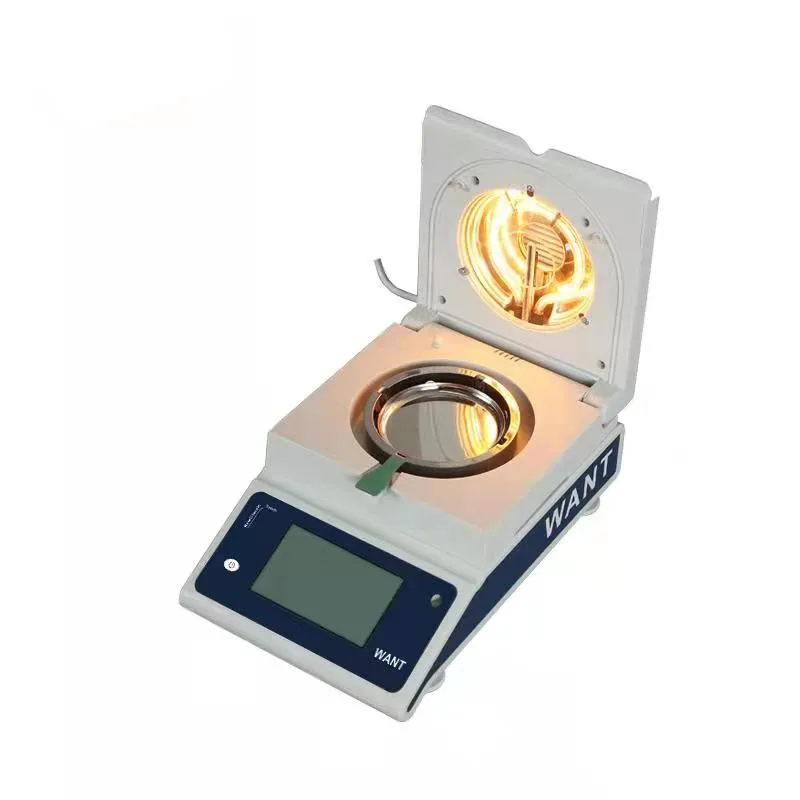120g 0.005g Digital Seed Touch Screen Halogen Moisture Analyzer Moisture Balance Halogen Moisture Meter
120g 0.005g Digital Seed Touch Screen Halogen Moisture Analyzer Moisture Balance Halogen Moisture Meter