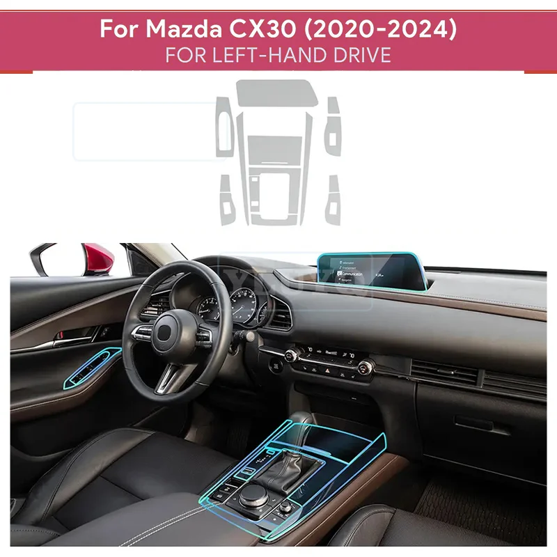 For Mazda CX30 2020-2024 Interior Center Console Gear Panel Navigation Screen TPU Protective Film Anti-Scratch Repair LHD RHD
For Mazda CX30 2020-2024 Interior Center Console Gear Panel Navigation Screen TPU Protective Film Anti-Scratch Repair LHD RHD