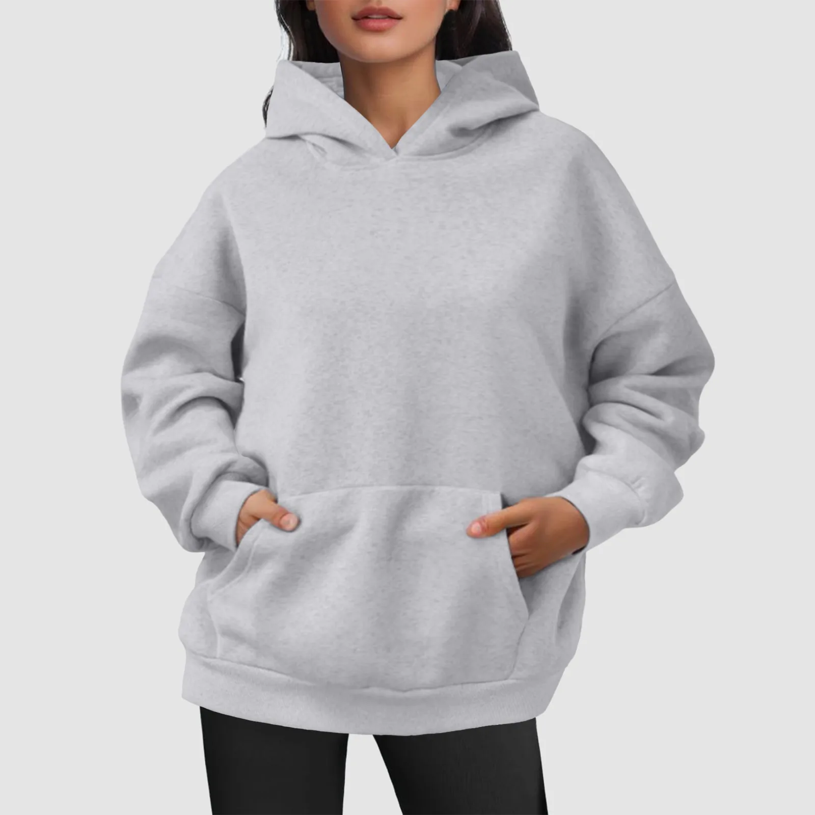 2023 New Hoodies Sweatshirt Solid Oversize Long Sleeve Hooded Women Clothing Autumn Winter y2k Tide Pullovers Tops With Pockets
2023 New Hoodies Sweatshirt Solid Oversize Long Sleeve Hooded Women Clothing Autumn Winter y2k Tide Pullovers Tops With Pockets