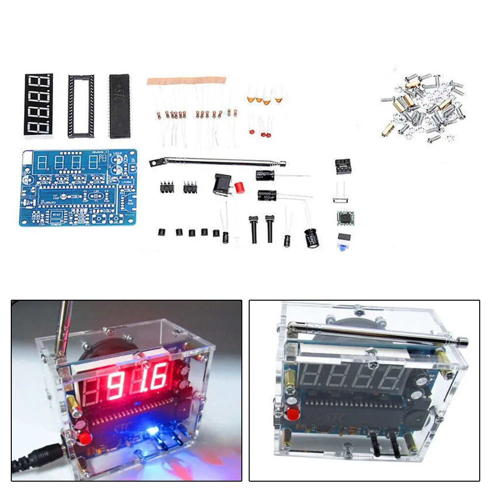 TEA5767 Radio DIY Kit FM Digital Radio Electronic Soldering Kit Durable and Reliable Power Off Memory Function
TEA5767 Radio DIY Kit FM Digital Radio Electronic Soldering Kit Durable and Reliable Power Off Memory Function
