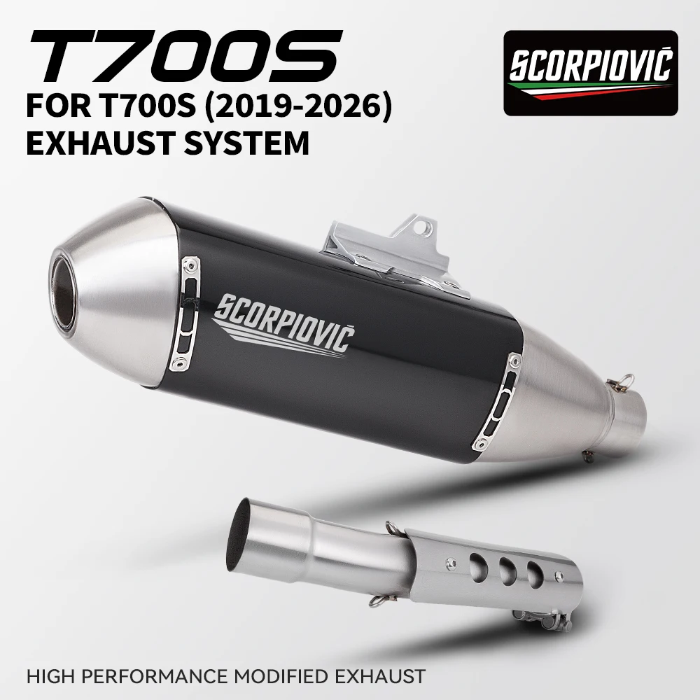 Подходит для мотоциклов T700 T700S 700 S118/51мм (2019-2026), комплектная система выхлопа из нержавеющей стали.
Подходит для мотоциклов T700 T700S 700 S118/51мм (2019-2026), комплектная система выхлопа из нержавеющей стали.