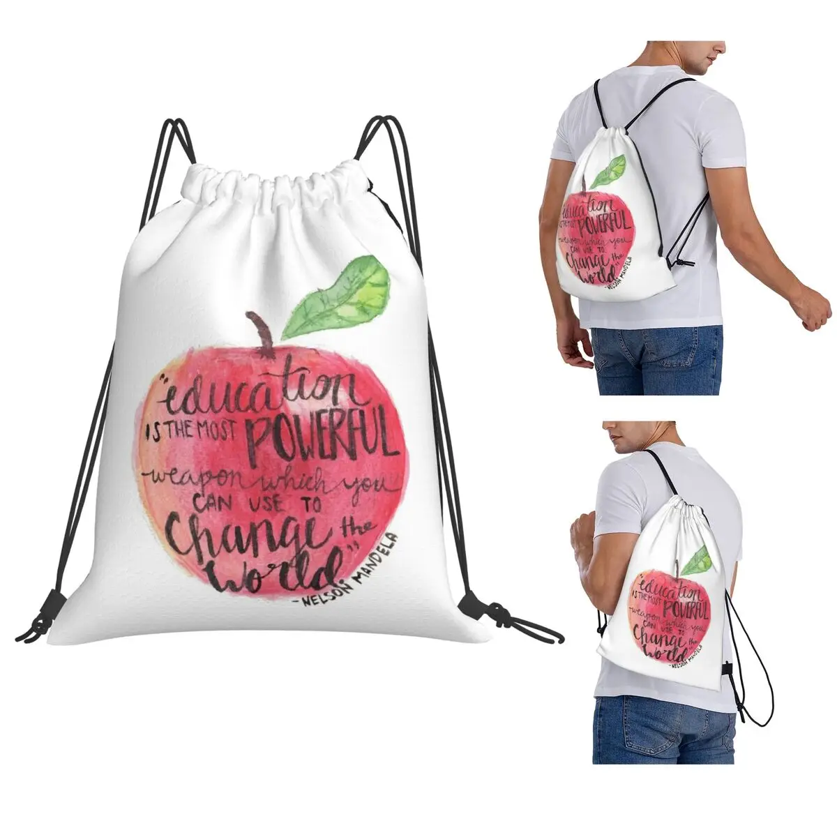 Teacher Quote Backpacks Casual Drawstring Bundle Pocket Sundries Bag Book Bags for Travel School
Teacher Quote Backpacks Casual Drawstring Bundle Pocket Sundries Bag Book Bags for Travel School