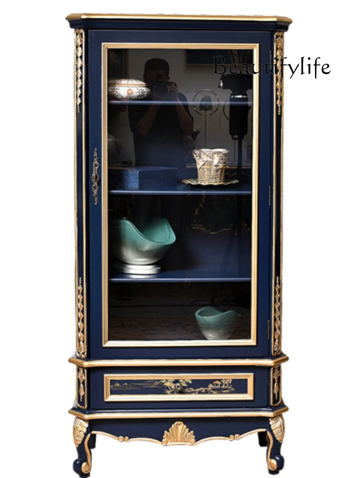 American Country Blue Storage Solid Wood Glass Light Luxury Painted Display Living Room TV Sideboard Cabinet
American Country Blue Storage Solid Wood Glass Light Luxury Painted Display Living Room TV Sideboard Cabinet