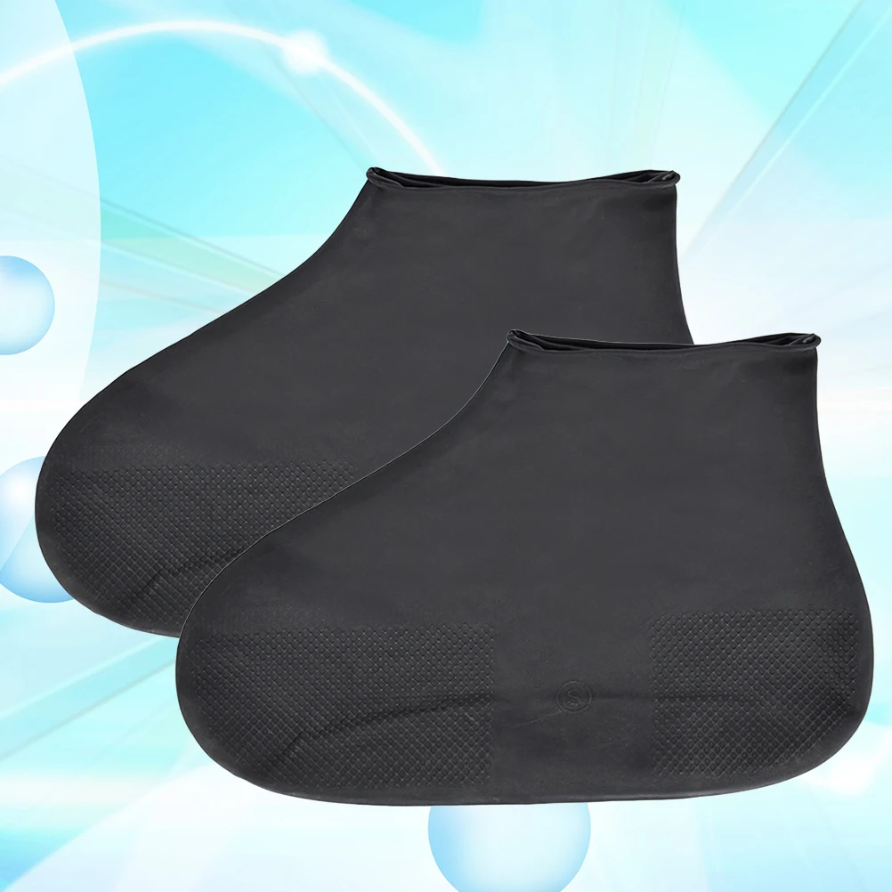 1 Pair Waterproof Latex Rain Boot Overshoes Slip-Resistant Elastic Black Size L Protective Shoe Accessories Rubber Rain
1 Pair Waterproof Latex Rain Boot Overshoes Slip-Resistant Elastic Black Size L Protective Shoe Accessories Rubber Rain