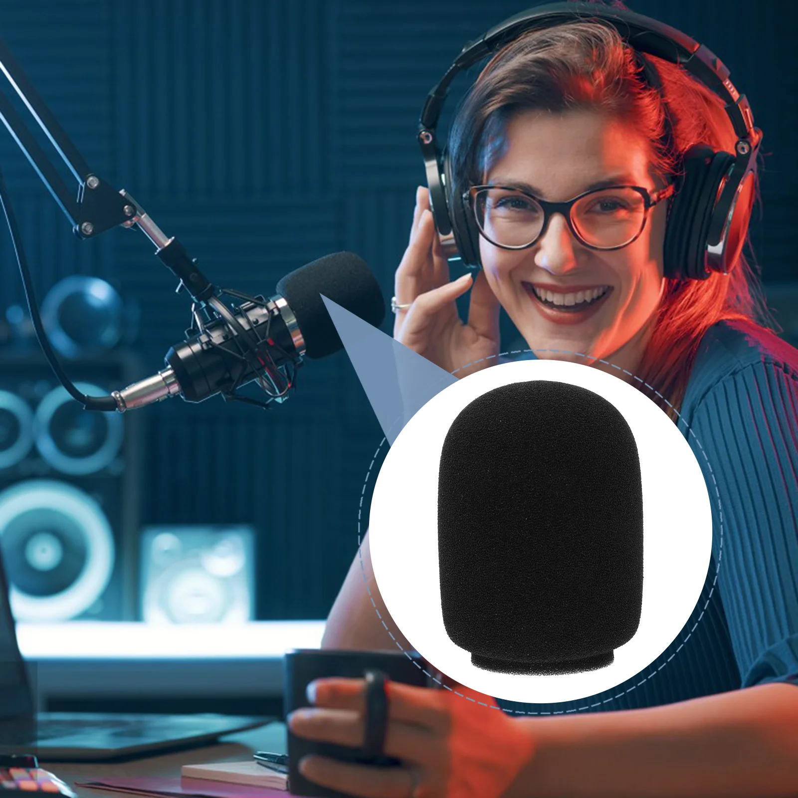 1pcs Microphone Sponge Cover For Sm7B Pga27 Sm27 Mic Windscreen Noise Reduction Foam Shield Compatible With Handheld Mics
1pcs Microphone Sponge Cover For Sm7B Pga27 Sm27 Mic Windscreen Noise Reduction Foam Shield Compatible With Handheld Mics