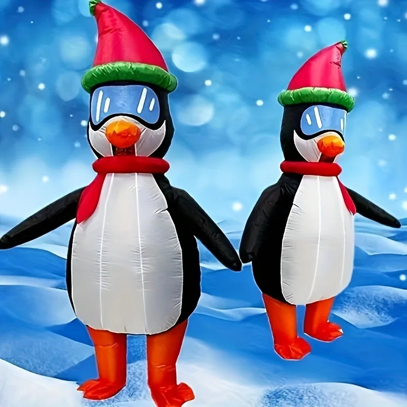 Inflatable Penguin Costume Cute Anime Style Woven Polyester Halloween Party Fun Stage Performance Suit
Inflatable Penguin Costume Cute Anime Style Woven Polyester Halloween Party Fun Stage Performance Suit