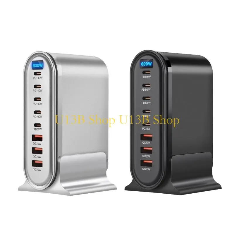 U13B High Speed 600W USB C Зарядное устройство PD100W USB -зарядное устройство для смартфонов планшеты
U13B High Speed 600W USB C Зарядное устройство PD100W USB -зарядное устройство для смартфонов планшеты
