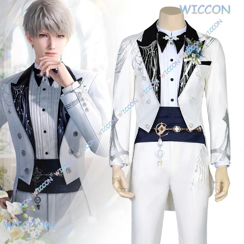 WUHU@Love And Deepspace Xaiver Shen xinghui Cosplay Outfit Groom's Formal Attire Suit Bound Stars Couple Suit Lunar Entwine Cost
WUHU@Love And Deepspace Xaiver Shen xinghui Cosplay Outfit Groom's Formal Attire Suit Bound Stars Couple Suit Lunar Entwine Cost