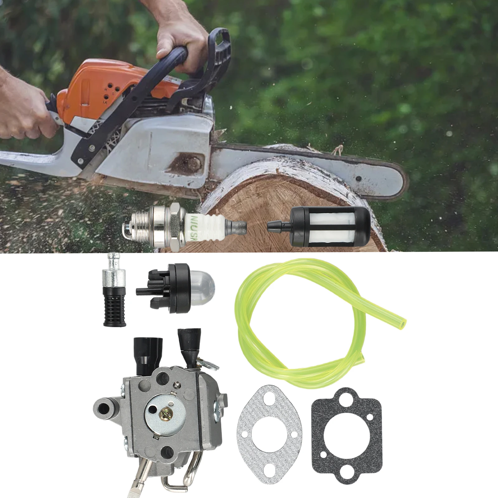 Carburetor Carb Reliable Carburetor with Long Service Life for Stihl MS194 MS194T MS194TC MS194TCE 11371200621 Engine
Carburetor Carb Reliable Carburetor with Long Service Life for Stihl MS194 MS194T MS194TC MS194TCE 11371200621 Engine