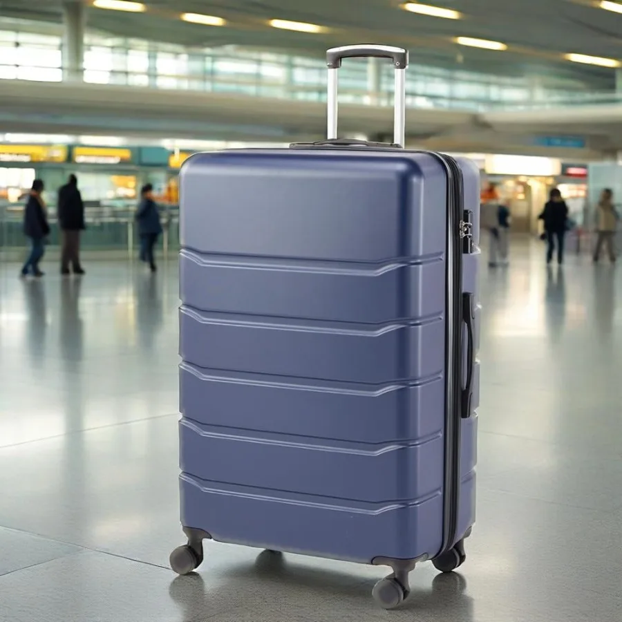 24 Inch Hardside Luggage Expandable Rolling Luggage with TSA Lock and Spinner Wheels Blue
24 Inch Hardside Luggage Expandable Rolling Luggage with TSA Lock and Spinner Wheels Blue