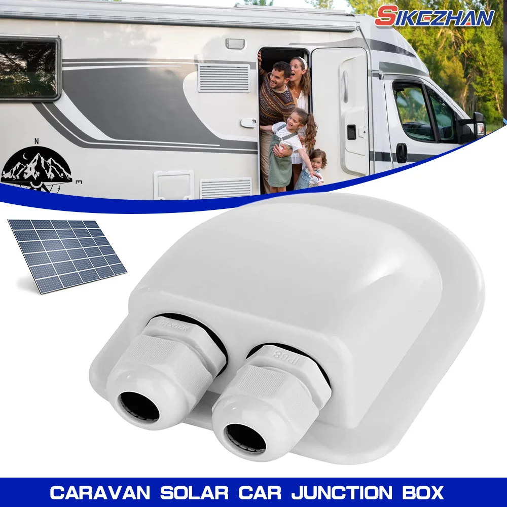 Caravan Solar Car Junction Box Cable Entry Gland Box Roof Wire Entry Cable Connector Holder Dual Hole Automotive Accessories
Caravan Solar Car Junction Box Cable Entry Gland Box Roof Wire Entry Cable Connector Holder Dual Hole Automotive Accessories