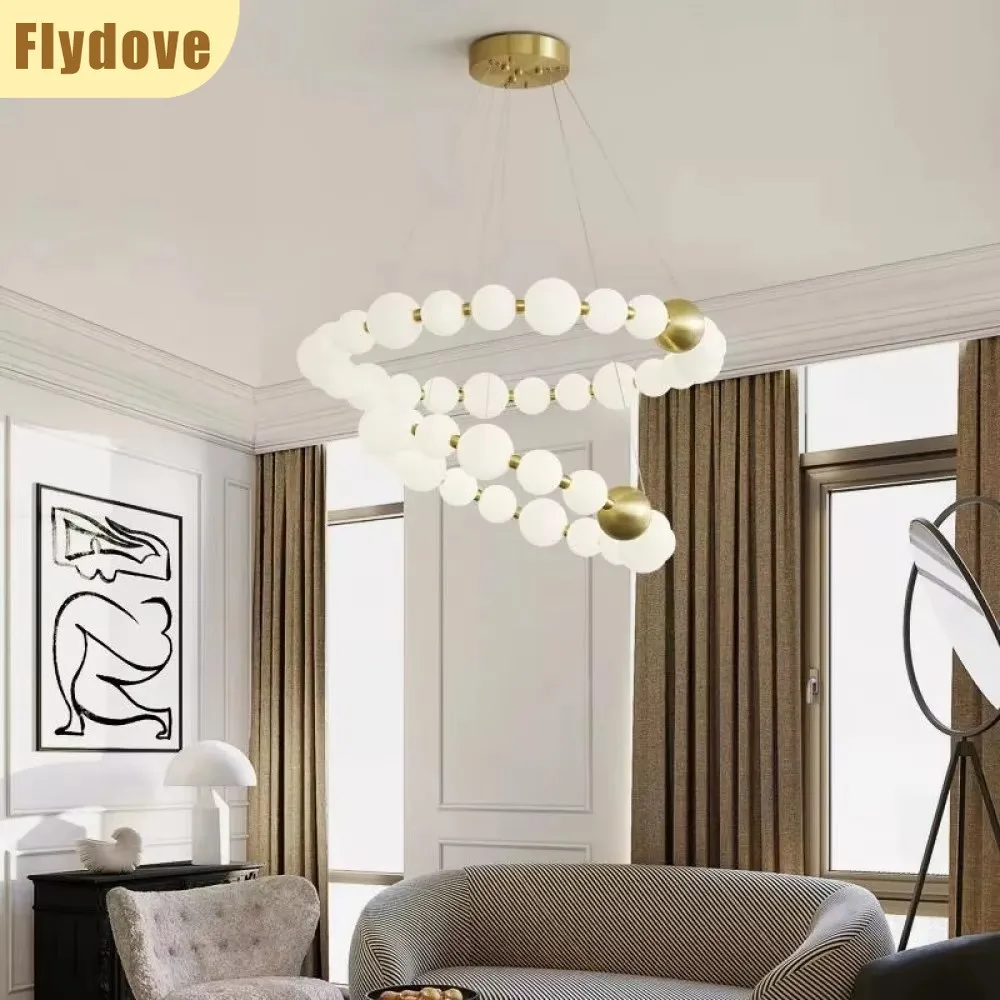 Light Luxury Design Dining Table Bar Counter Living Room Hanging Line Lamp French Pearl String All Copper Lighting Fixture
Light Luxury Design Dining Table Bar Counter Living Room Hanging Line Lamp French Pearl String All Copper Lighting Fixture