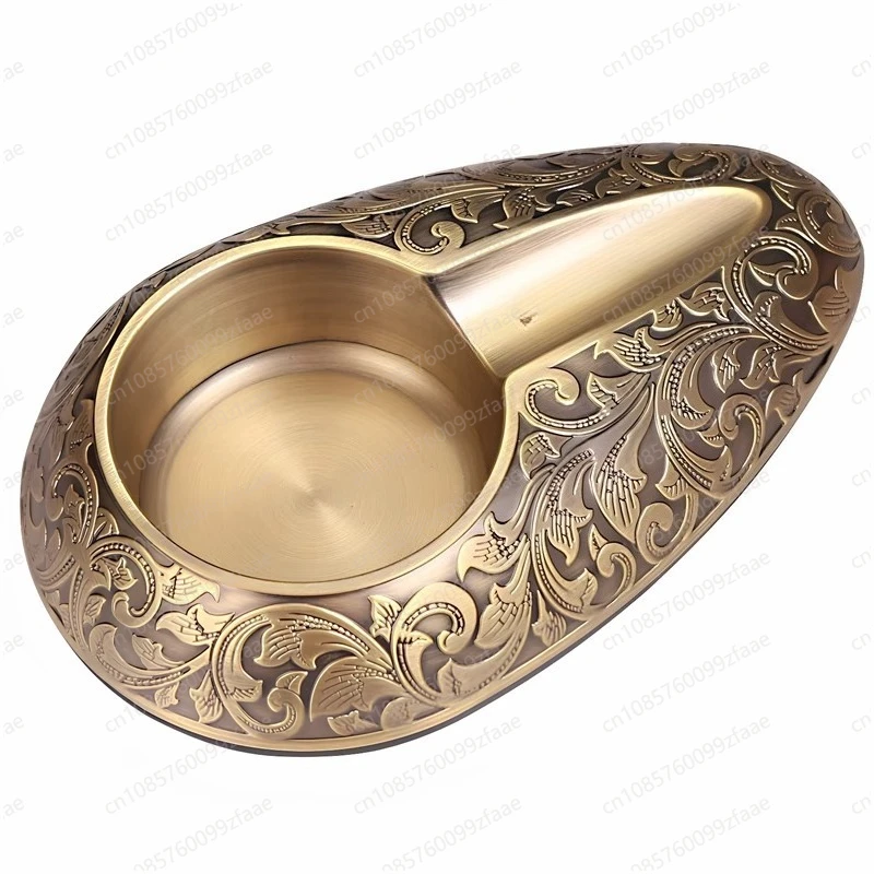 Portable cigar ashtray Retro Tang grass pattern metal light luxury cigar special ashtray Men's smoking accessories
Portable cigar ashtray Retro Tang grass pattern metal light luxury cigar special ashtray Men's smoking accessories