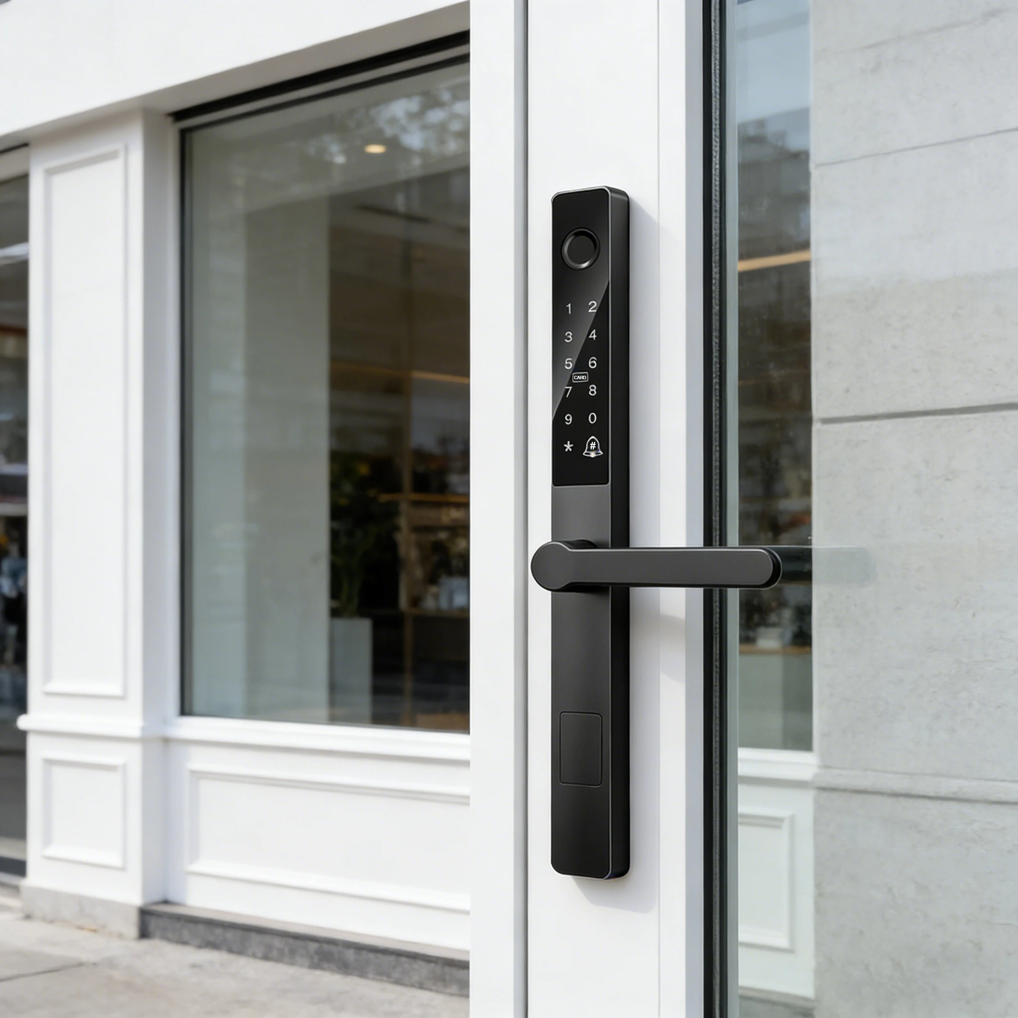 Slim Smart Lock Memory Card Waterproof Wi-Fi Indoor Wood Door Silent Operation Low Battery Alert Tuya App Safe Reliable Home Use
Slim Smart Lock Memory Card Waterproof Wi-Fi Indoor Wood Door Silent Operation Low Battery Alert Tuya App Safe Reliable Home Use