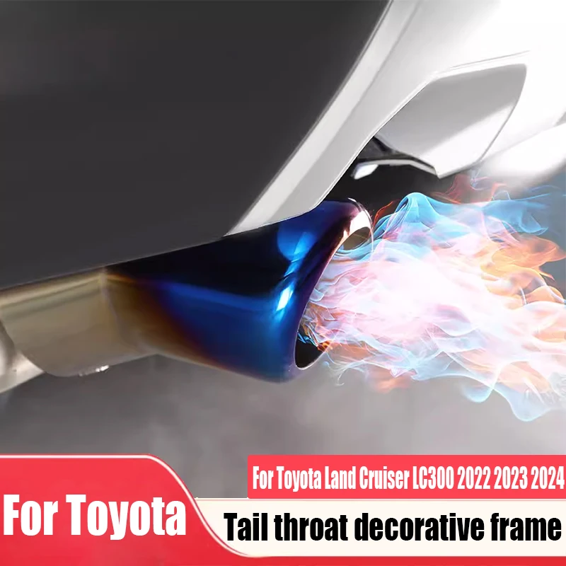 For Toyota Land Cruiser LC300 2022 2023 2024 tail throat exhaust pipe modification parts upgrade automotive exterior accessories
For Toyota Land Cruiser LC300 2022 2023 2024 tail throat exhaust pipe modification parts upgrade automotive exterior accessories