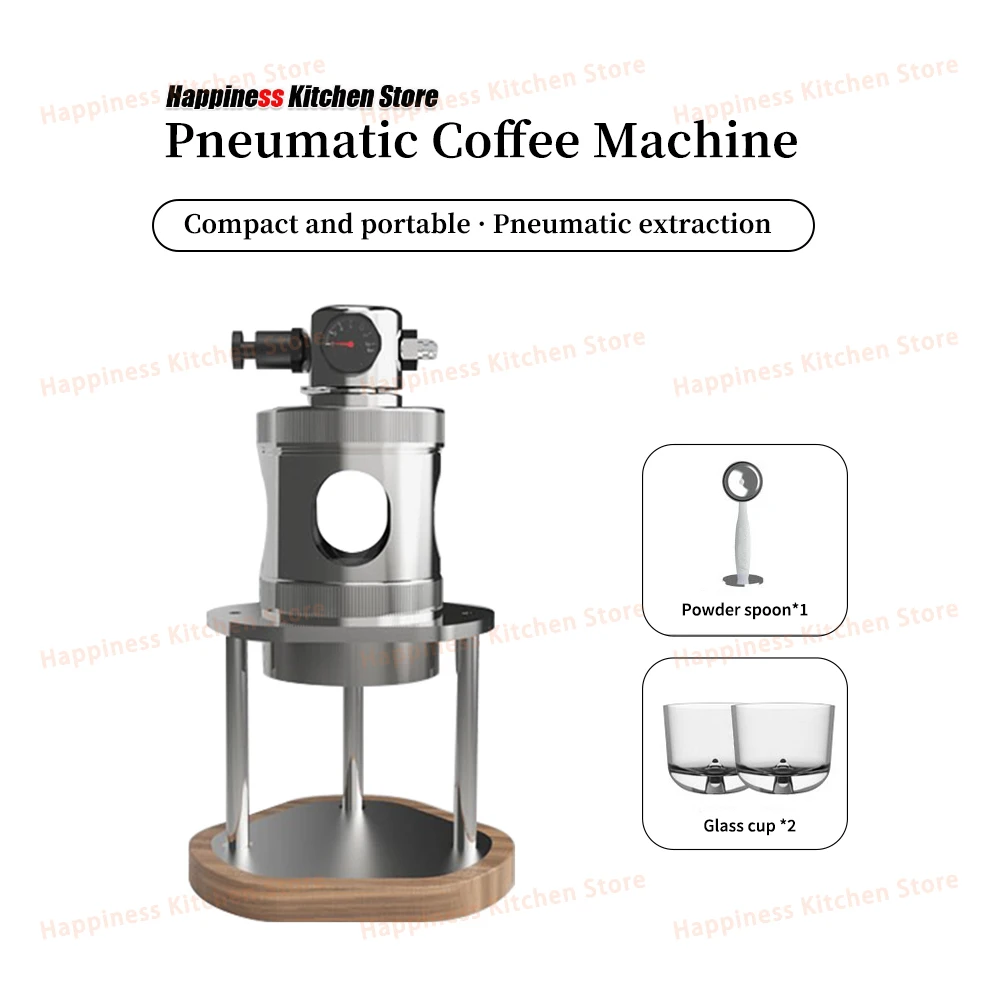 Пневматическая кофемашина 58 мм/51 мм, ручная кофеварка для эспрессо, нержавеющая сталь, кофеварка для кемпинга
Пневматическая кофемашина 58 мм/51 мм, ручная кофеварка для эспрессо, нержавеющая сталь, кофеварка для кемпинга