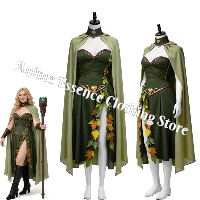 Anime Medieval Elegant Princess Elf Cosplay Costume Cloak Embroidered Satin Collar Green Cape with Costume Halloween Party Dress
Anime Medieval Elegant Princess Elf Cosplay Costume Cloak Embroidered Satin Collar Green Cape with Costume Halloween Party Dress