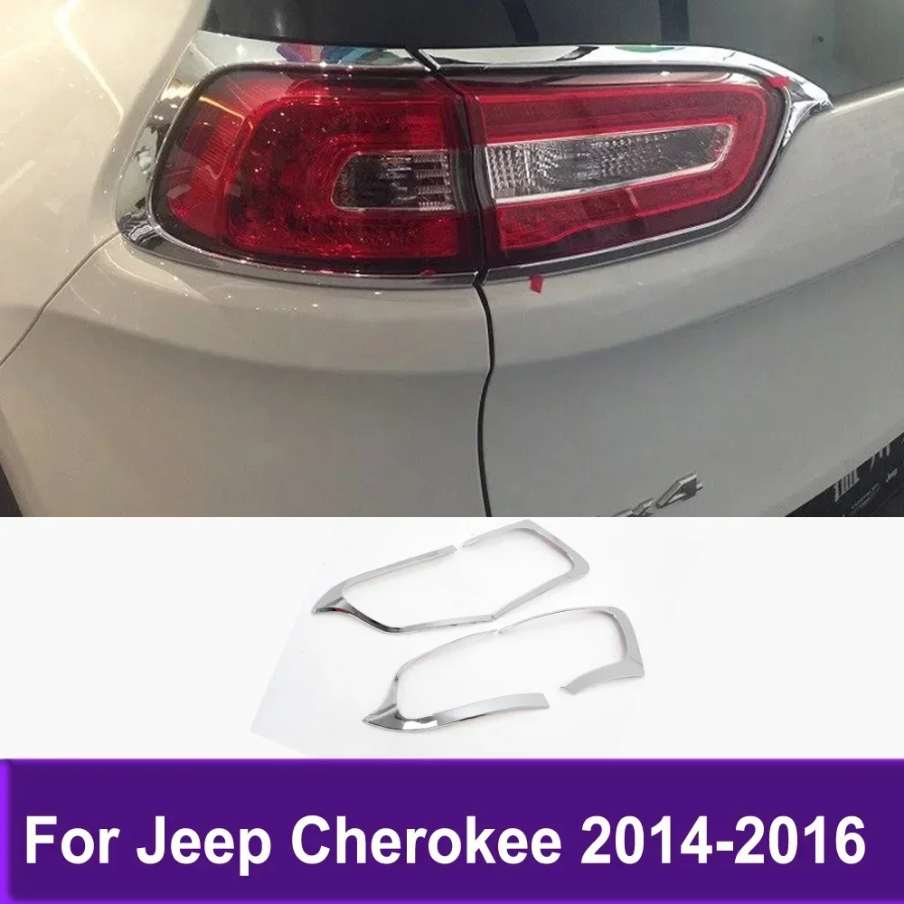 Хромированная рамка заднего фонаря для Jeep Cherokee 2014 2015 2016, крышка заднего фонаря, наклейка, декоративная отделка, внешние аксессуары
Хромированная рамка заднего фонаря для Jeep Cherokee 2014 2015 2016, крышка заднего фонаря, наклейка, декоративная отделка, внешние аксессуары