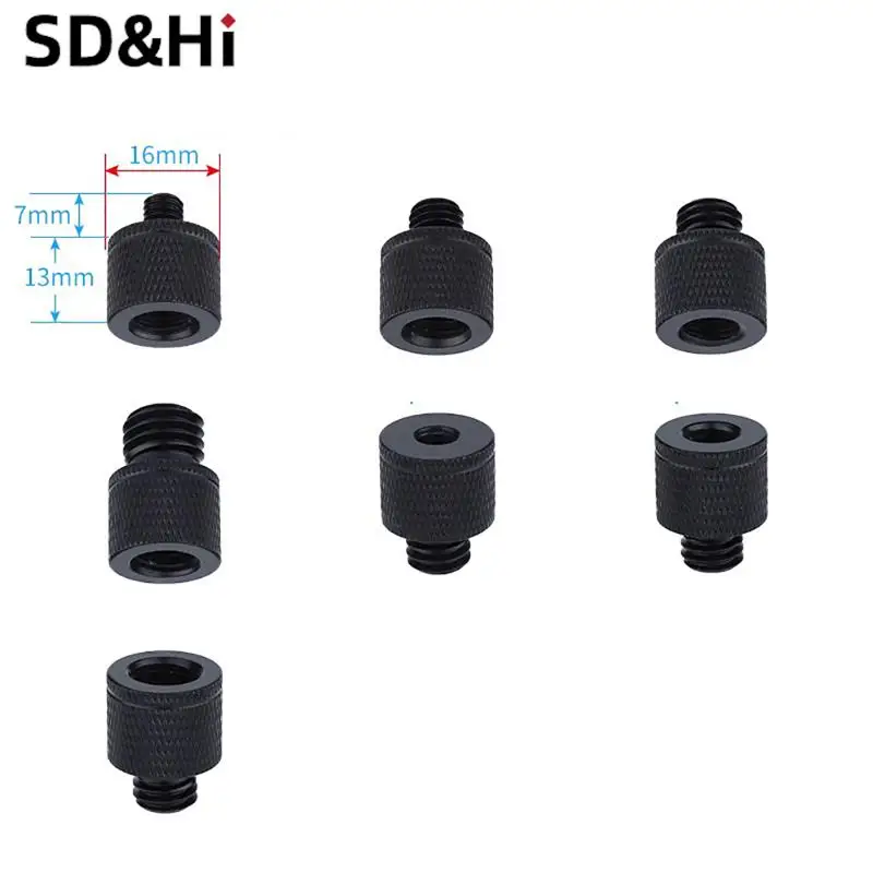 1PC Black 1/4" To 3/8" Male To Female Thread Screw Mount Adapter Tripod Plate Screw Mount For Camera Flash Tripod Light Stand
1PC Black 1/4" To 3/8" Male To Female Thread Screw Mount Adapter Tripod Plate Screw Mount For Camera Flash Tripod Light Stand