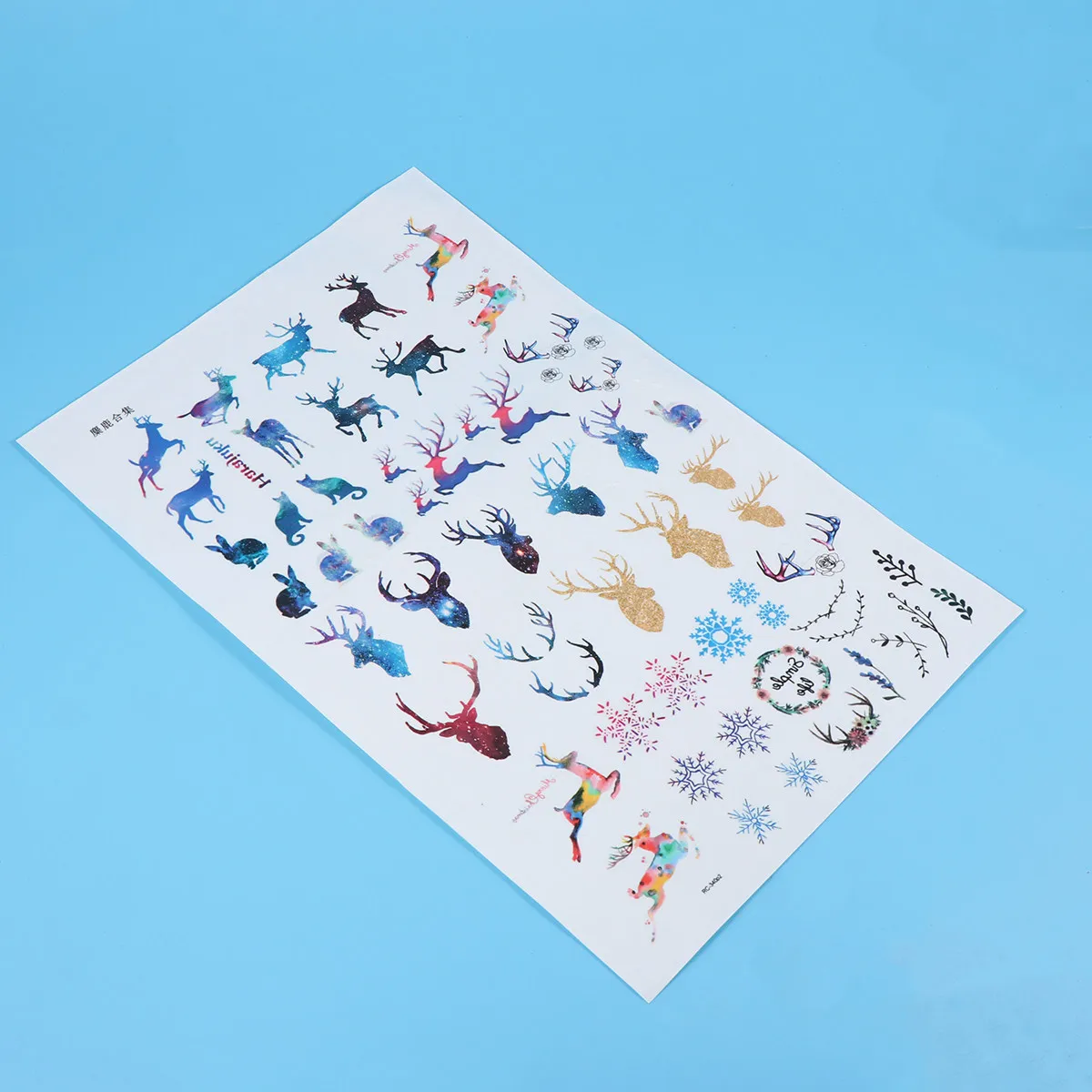 Temporary Tattoos Christmas Sticker for Xmas Body Art Decal Fashionable Lasting Reindeer Horn Stickers One Size Fits
Temporary Tattoos Christmas Sticker for Xmas Body Art Decal Fashionable Lasting Reindeer Horn Stickers One Size Fits